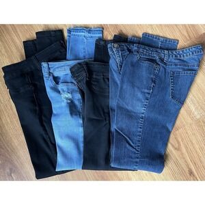 Lot of 4 Womens Juniors Jeans Sz 5 Canyon River Blue Savvy So Jeans‎ Solo Tu